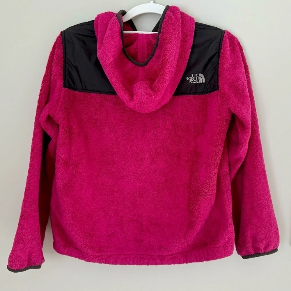 The North Face Youth Plush Fleece Fuzzy Oso Zip Up Jacket with Hood L 14/16
